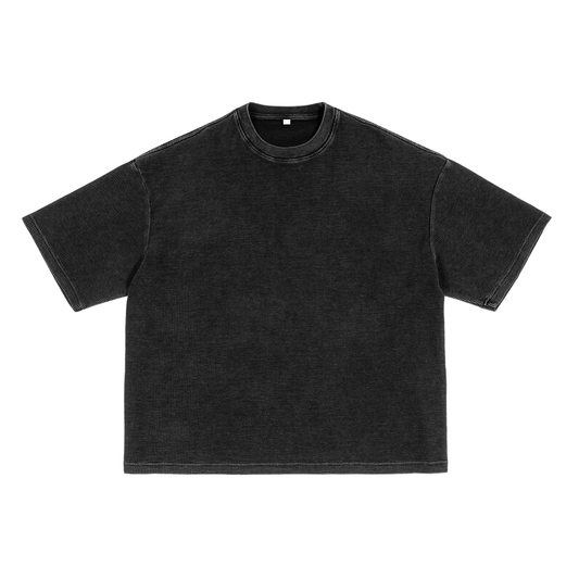 Gallery Not Waffle-Texture Washed Boxy T-Shirt 250 g/m²